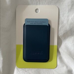 Blue Card Holder for Cell Phones